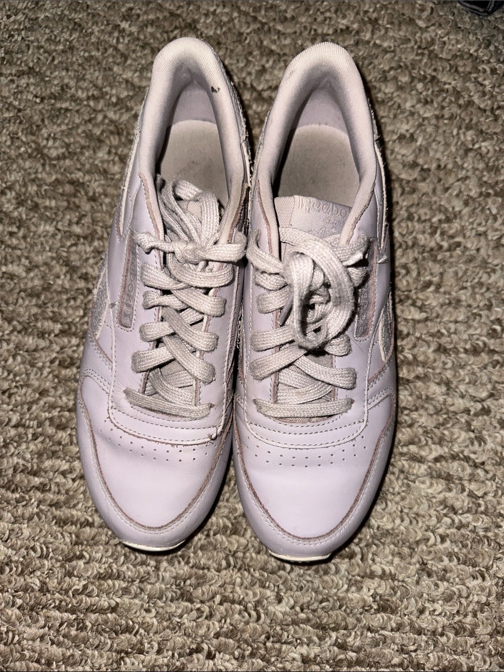 Women's Light Purple Reebok Sneakers size 7.5 in women’s